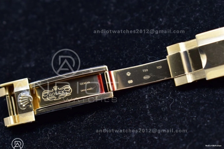 Durable YG V 116505 Dial Clean 399 on Markers 1:1 Edition YG Best SA4130 Black Daytona Bracelet 1115